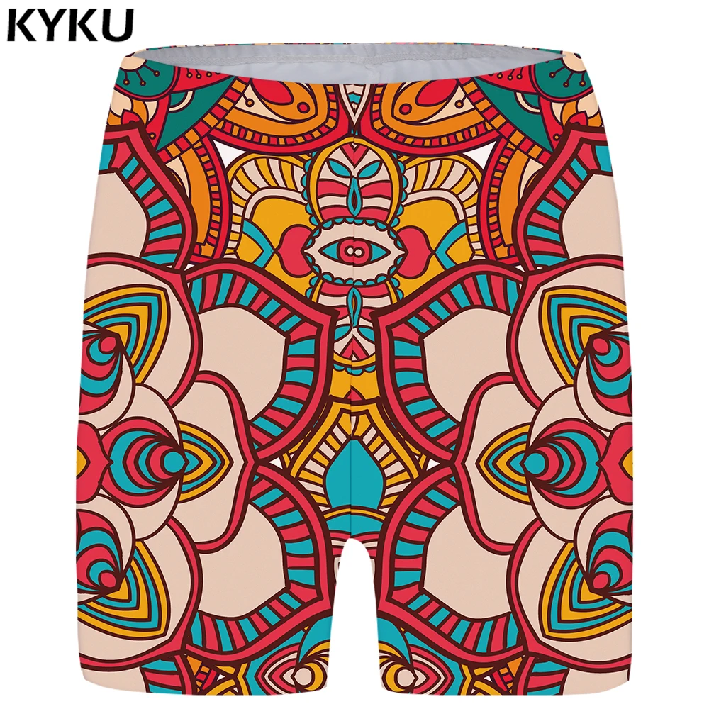 KYKU цветочные шорты женские цветные повседневные шорты сексуальные красивые шорты с 3d принтом винтажные женские шорты женские летние новые
