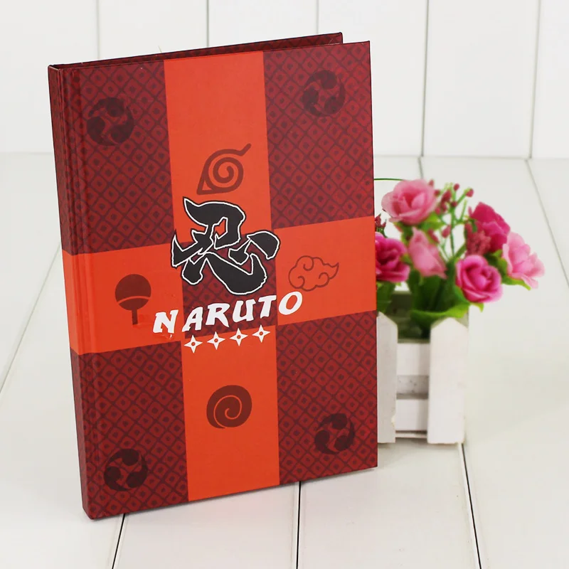 

Hot Anime NoteBook Naruto Notebook Note Pocket-Book Collection Cosplay Travel Diary for childrens Gifts Free shipping