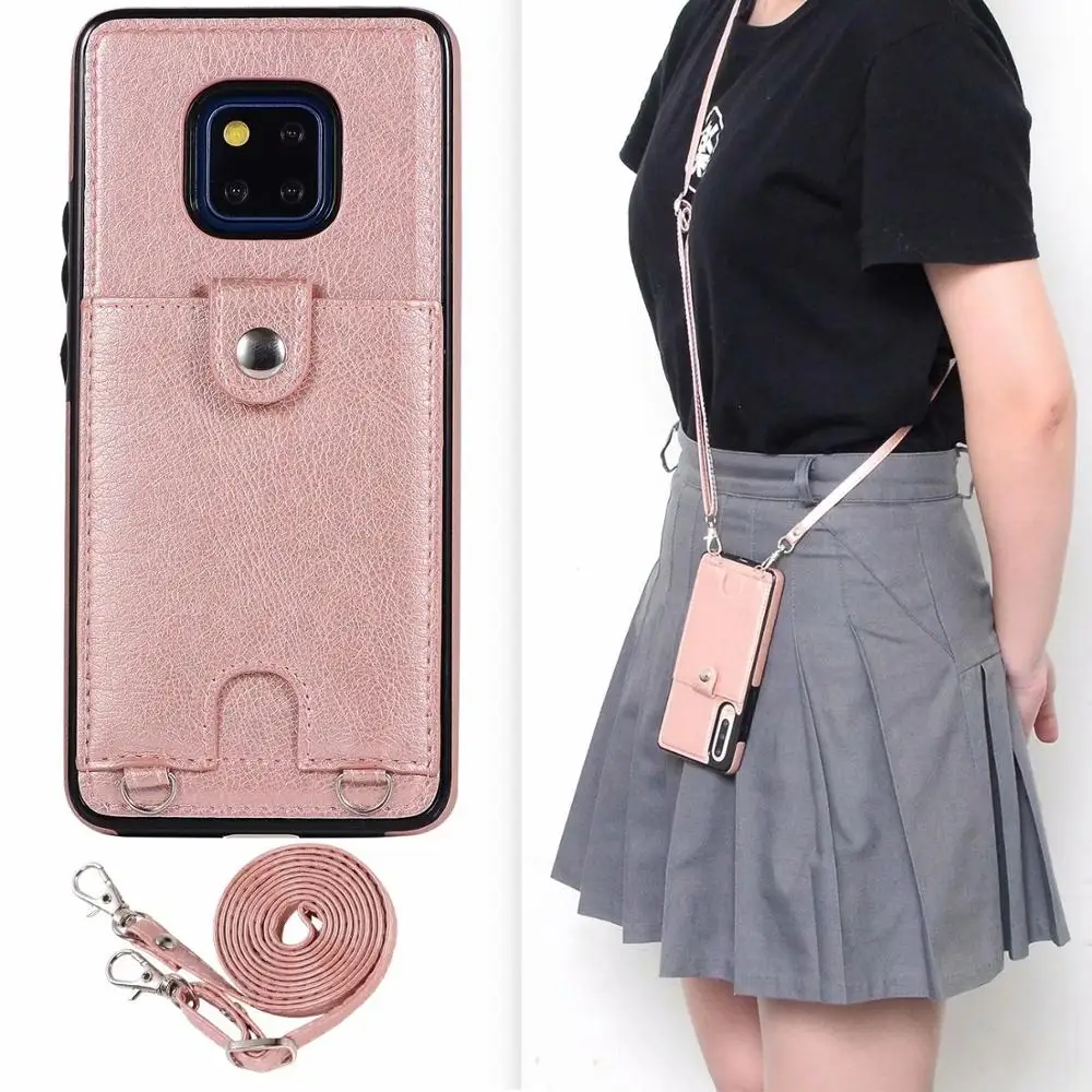 

wallet card case for huawei mate 20 pro lite P30 pro lite case cover luxury pu leather Anti-knock protecitve phone bag capa fund