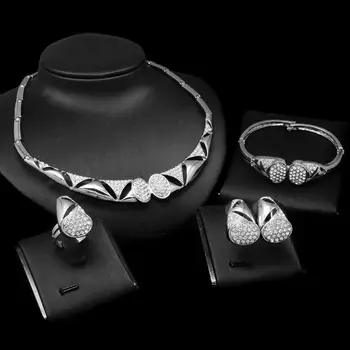 

Yulaili 2018 Dubai Gold Color Jewelry Sets Indian Jewelry Set Bridal Bridesmaids Elegance Jewerly Set.