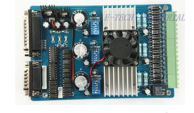 Upgraded TB6560 Stepper Driver Board 3 Axis Integrated Breakout Board DC12 ~ 36V Input Full /2/4/8/16 step 16 Segments