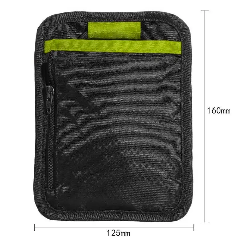 1 ud unids. Funda deportiva resistente al agua para pasaporte, cartera para teléfono, tarjetero para tarjetas de crédito, bolso para correr al aire libre, 160mm 125