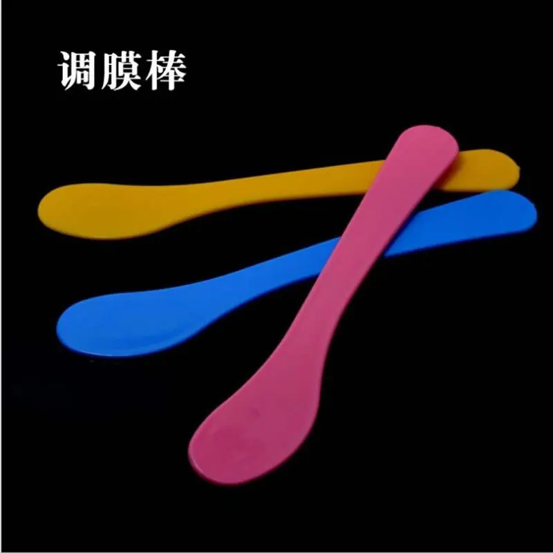 

10pcs Silicone Facial Mask Stick Cosmetic Spatula Scoop DIY Face Mask Spoon Beauty Makeup Sticks Mud Mixing Tools Color Random