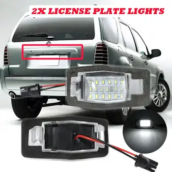 

2pcs 18 Led License Plate Light Lamp Error Free Led Number Plate Bulbs For Ford Escape for Mazda Miata MX-5 MPV for Tribute
