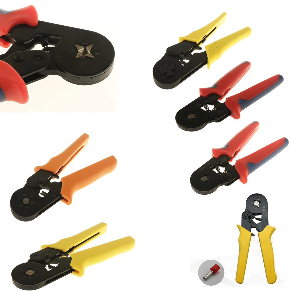 

Set of 5PCS Ratcheting Wire Terminal Crimper for Gage Wire Ends Ferrules