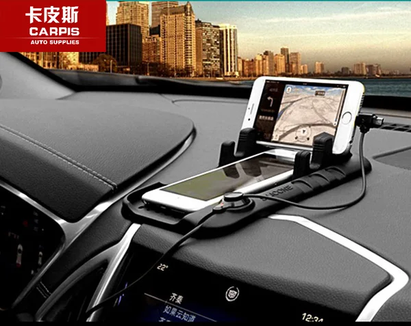 

Universal Silicon Car Holder Mount Stand Charging Cradle Non Slip Mat Pad For Land Rover Freelander 2 Range Rover Evoque Styling