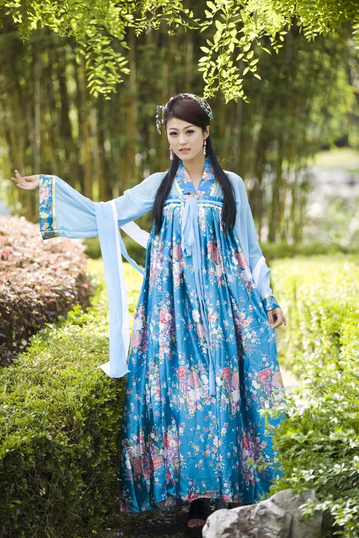 Новинка года древней китайской Костюмы Тан костюм hanfu Женский костюм династии Тан платье Гучжэны Высокая талия юбка