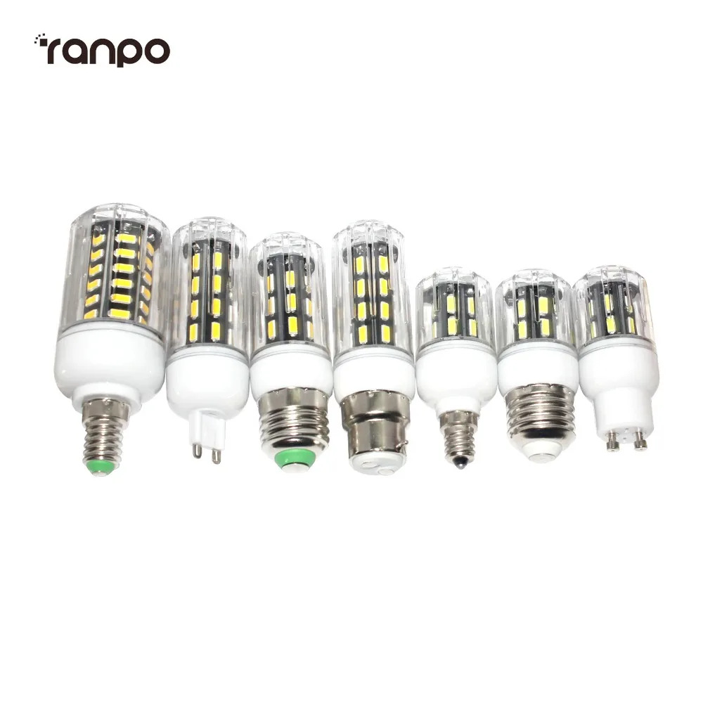 E27 E14 E12 GU10 G9 E26 B22 светодиодный кукурузный светильник 7030 7020 SMD AC220V s лампа Bombillas