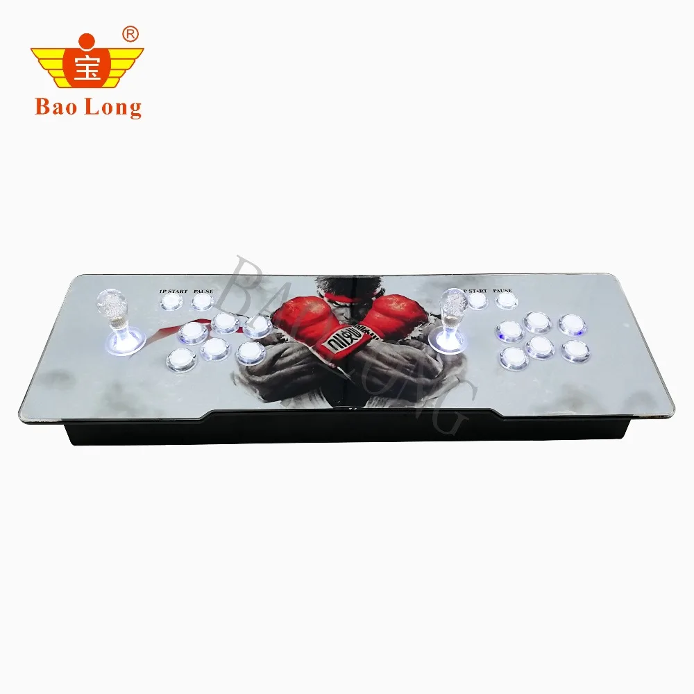 

2 Players PC mental Arcade Joystick Control panel arcade game console 1388/2020 in 1 illuminated game station