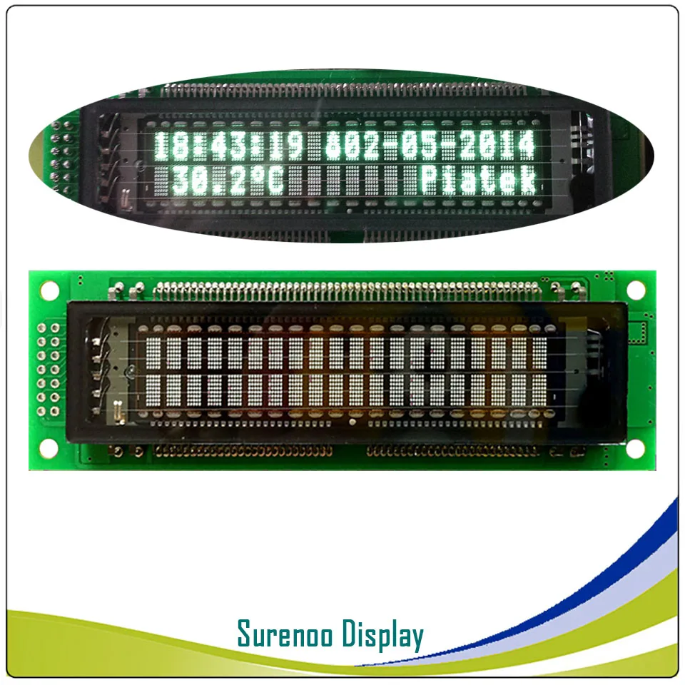 

2002 20X2 VFD Display KH202SD58R1-M Compatible with M202SD16LA HLD202S8J01 20T202DA1J and 202 LCD Module, Support Serial SPI