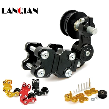

Universal Motorcycle Aluminum Rubber Chain Tensioner Motorbike ATV Bike for yamaha YZF-R15 YZF-R25 YZF-R3 YZF-R1 YZF-R6