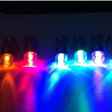 12 шт. разноцветная Погружные шар Бумага фонарь светодиодный свет Свадебная вечеринка Цветочные украшения на день рождения suppplies