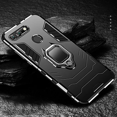 Противоударный чехол для huawei honor V20, чехол на магните для автомобиля, противоударный мягкий бампер, чехол для huawei honor view 20 V20, чехол для телефона - Цвет: Черный