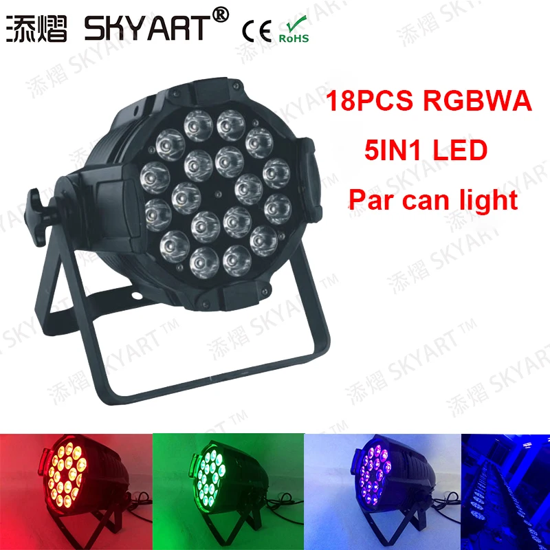 

DMX stage light LED Par Light Disco 18x15w RGBWA 5in1 18x18w RGBWAUV 6in1