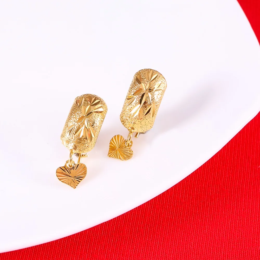 Ethiopian Nigeria Kenya Ghana Yellow Gold Earrings Dubai Ethiopian Nigeria Kenya Ghana Yellow Gold Earrings Dubai Arab Middle Eastern Jewelry Mom Gifts In Stud From Accessories On