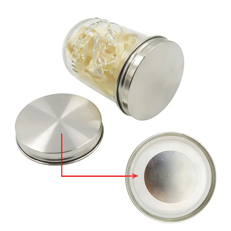 10Pcs Food Grade Silicone Sealing Ring Reusable Airtight O Rings Elasticity Washer Gasket for Leak Proof Storage Mason Jar Lids