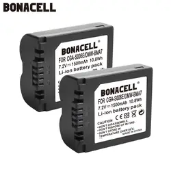 Bonacell 1500 mAh S006 Батарея для Panasonic Lumix CGA-S006E DMW-BMA7 DMC-FZ50 FZ30 CGR-S006 CGR-S006A1B CGA-S006 DMW-BMA7