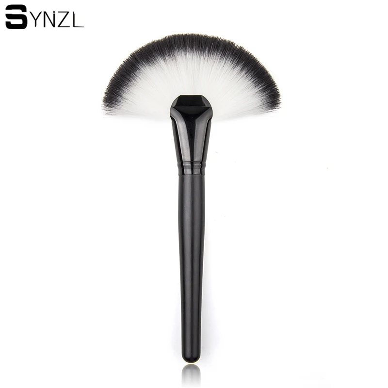 Soft Makeup Large Fan Brush Blush Powder Foundation Make Up Tool big