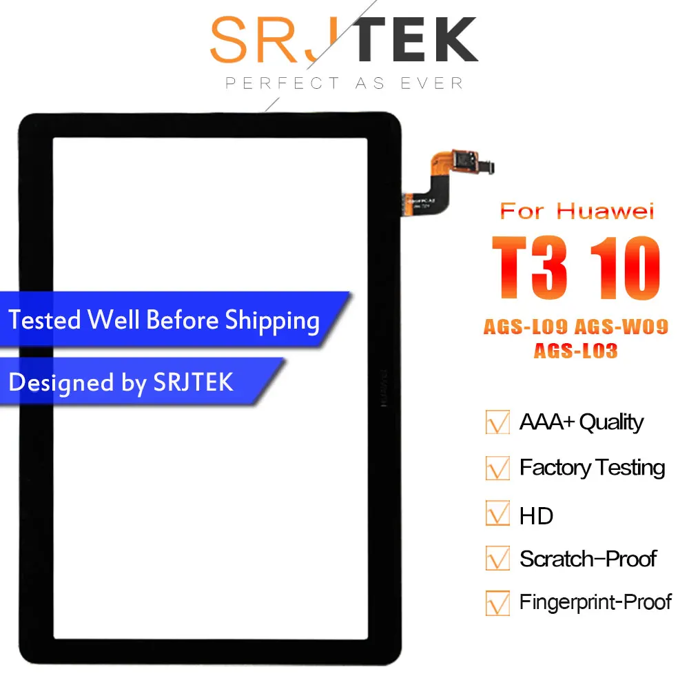 Srjtek сенсорный экран 9 6 дюйма для Huawei MediaPad T3 10 AGS L09 W09 дигитайзер сенсор планшетного