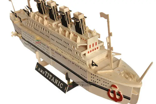 Titanic деревянное моделирование супер большой транспорт яхта Парусник модель diy собранная игрушка деревянный круиз военный корабль парусник подарок