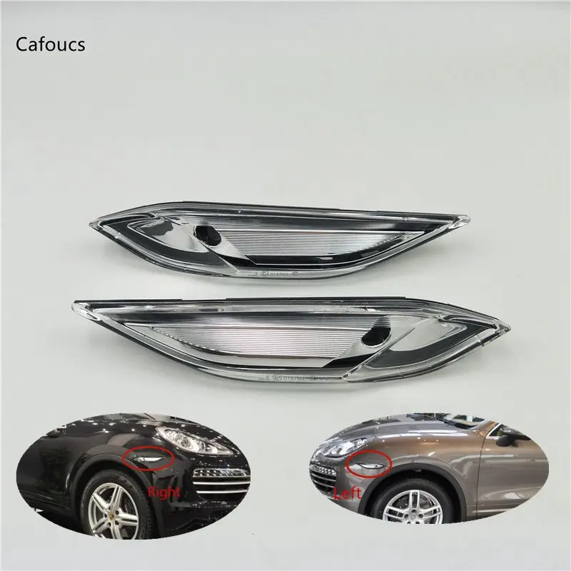 

White Color Front Side Fender Marker Light For Porsche Cayenne 2011 2012 2013 2014 Turn Signal Led Lamp