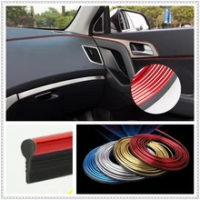 Car interior Decoration thread Insert Strip for VW Volkswagen Golf 7 5 6 Passat B5 B6 B7 Polo CC Tiguan Jetta