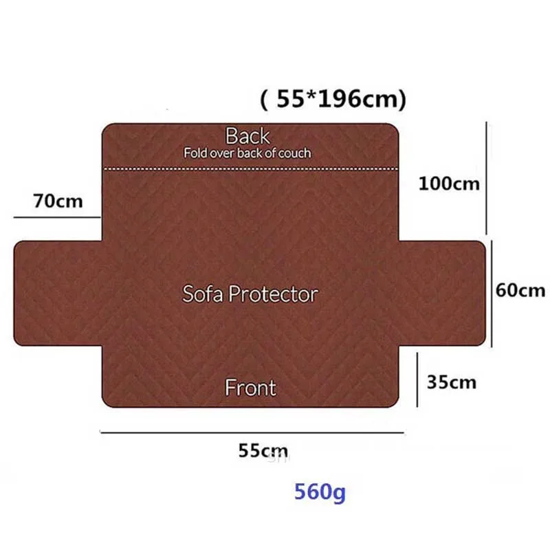 Диван-накидка на кресло Пледы для домашних животных собак детский коврик протектор мебели Реверсивный съемным подлокотник чехлов 1/2/3 сиденье