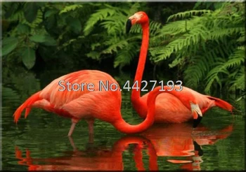 

5d Diy Diamond Painting Flamingo Diamond Embroidery Wall Stick Diamond Mosaic Cross Stitch Home Decoration Needlework