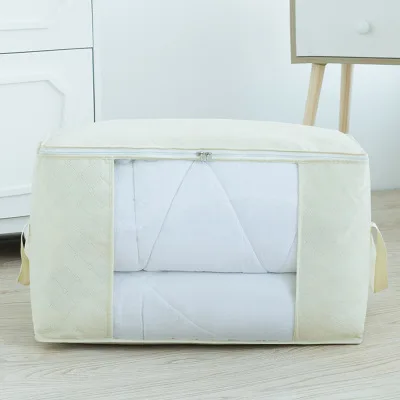 Home Fresh Non-woven Quilt Holder Case Cloth Underwear Bra Storage Box Container