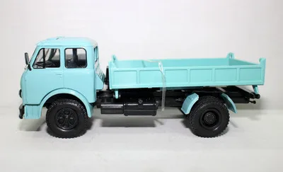 Оригинальная Русская модель, 4 цвета, 1:43, классический винтажный грузовик Mas 5116, транспортер, симулятор, раздвижная игрушка из металлического сплава - Цвет: Небесно-голубой