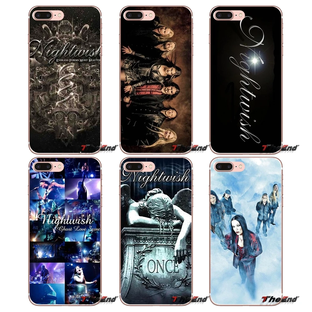 

For Huawei G7 G8 P7 P8 P9 Lite Honor 4C 5X 5C 6X Mate 7 8 9 Y3 Y5 Y6 II 2 Pro 2017 Nightwish Theater metal Music Band Phone Case