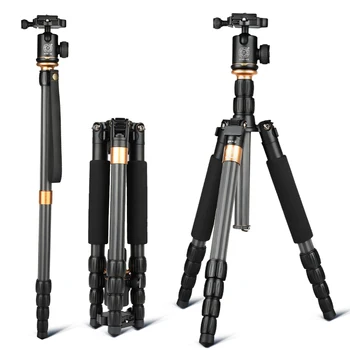 

Micro single QZSD/Q990C SLR camera tripod & carbon fiber tripod kit with panoramic ball head & suit for Sony