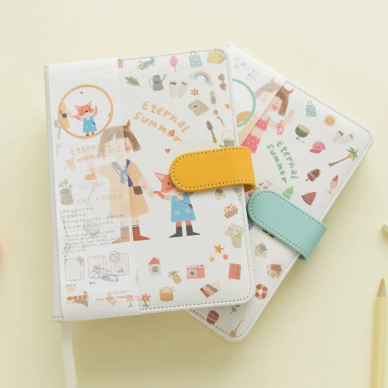 

Cute Colorful Diary A6 Journal The Fox Planner 112 Sheets Free Shipping
