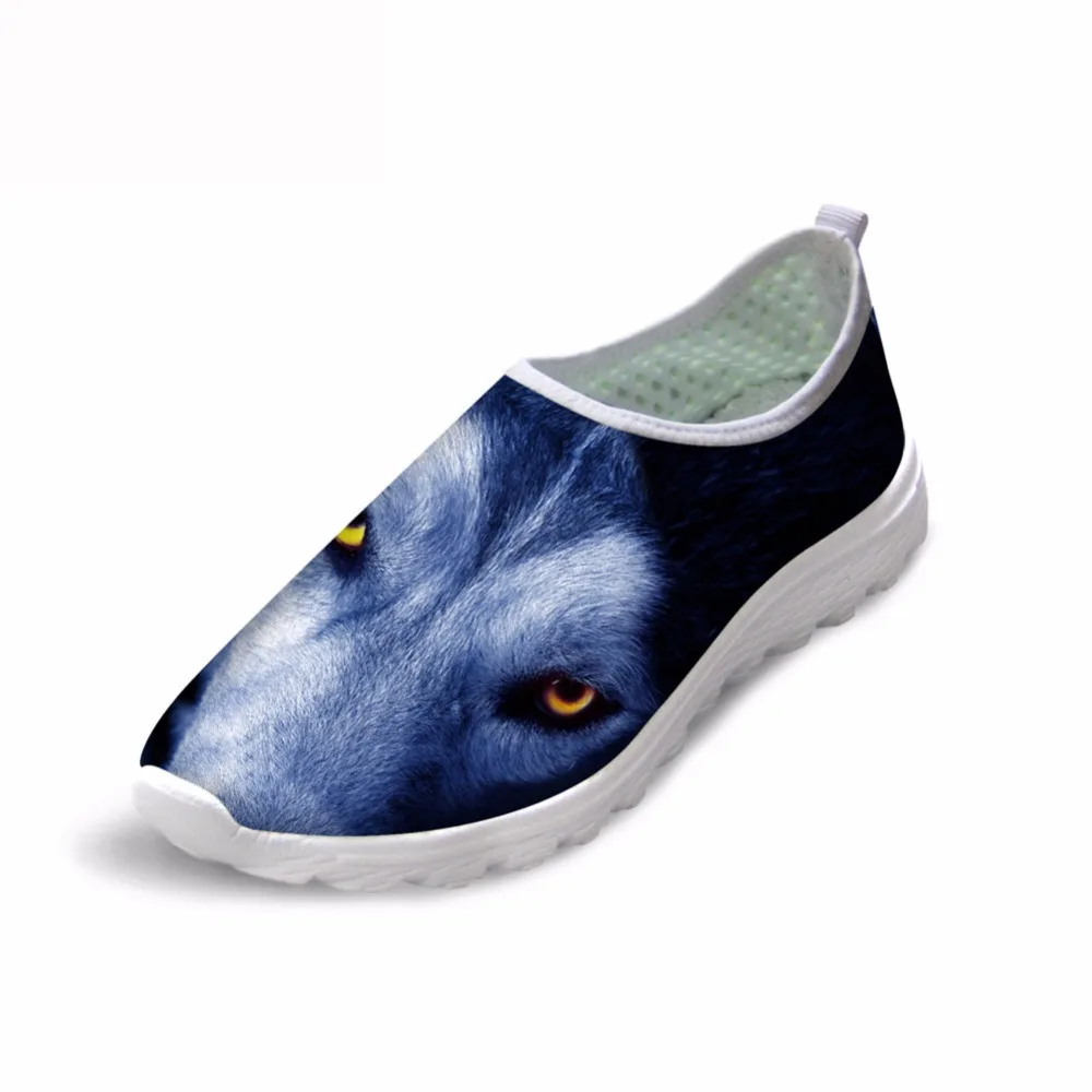 

Noisydesigns 3D Big Picture of Wildlife 2018 autumn summer fashion sneakers female loafers training shair moes esh slip-on flats
