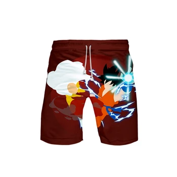 

FRDUN TOMMY DRAGON BALL 2019 Casual New Clothes 3D Print boy men shorts Casual Ladies summer Tops Hot sale Shorts plus size