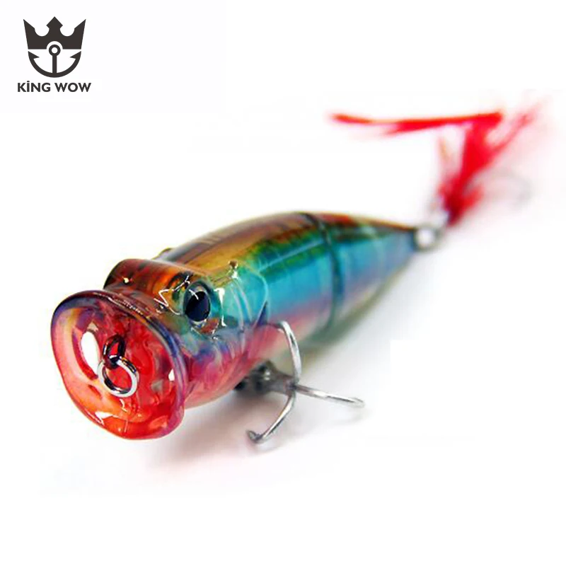 

Double Style VIB Fishing Bait 7cm/14g Crankbait 3D Eyes Lifelike Fishing Popper Lures Minnow Supplies Bump The Water Bait