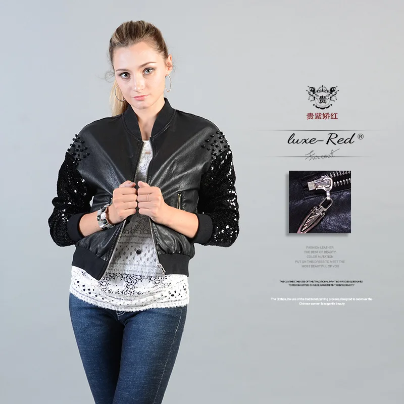 Compare Prices on Stud Leather Jacket- Online Shopping/Buy
