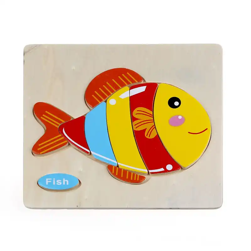 wooden fish puzzle