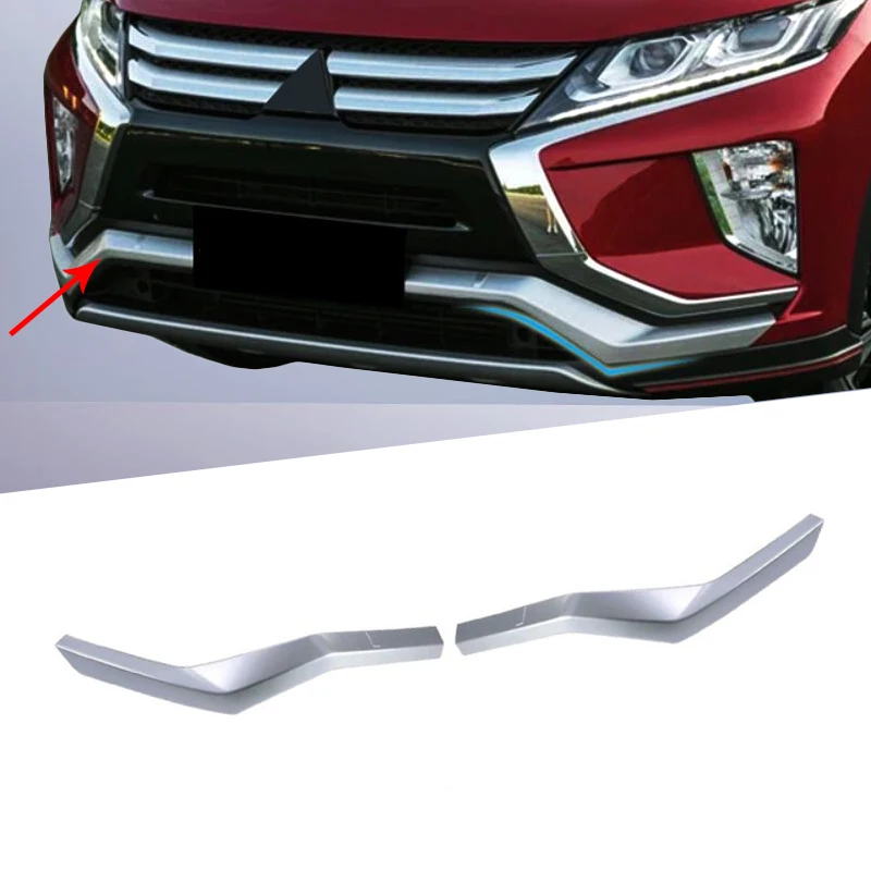 For Mitsubishi Eclipse Cross 2017 2018 2019 Matte Front Lower Bumper Grille Bottom Cover