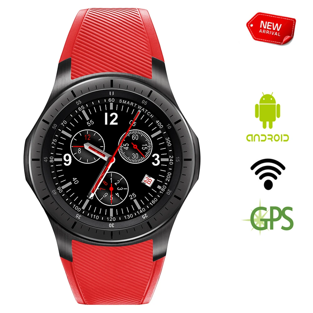 

Lemado LF16 Android 5.1 OS Smart Watch 512MB+8GB MTK6580 quad core WIFI GPS wristwatch