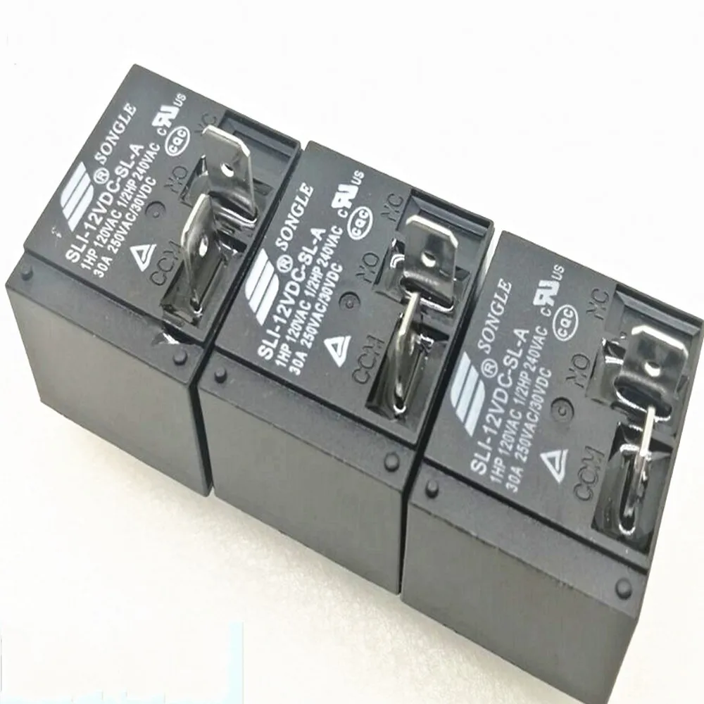 Реле мощности Φ 5V 12V 24V 30A HF2160 4 контактное реле оптовая цена 10 шт.|Реле| |