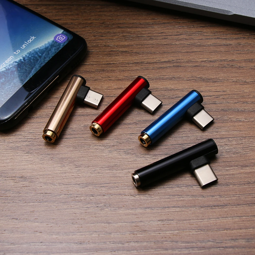 1 шт. Кабель адаптер USB Type C для наушников 3 5 мм Samsung LG Xiaomi разветвитель гарнитуры Mini