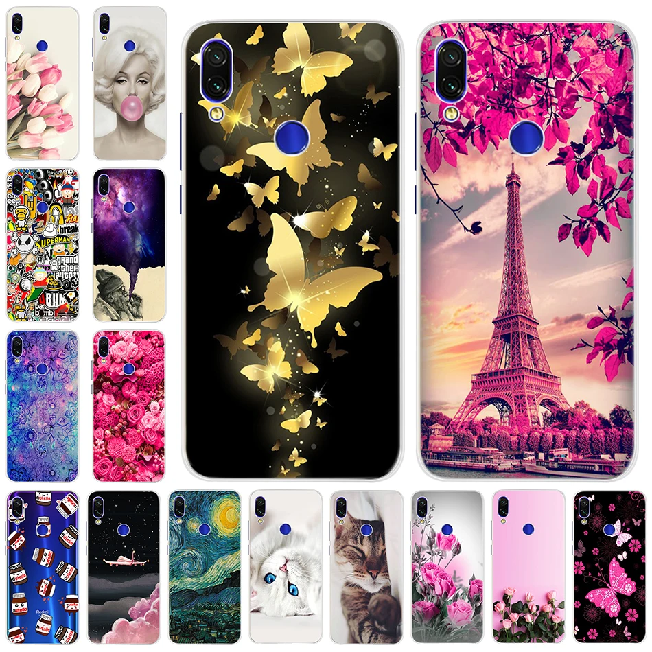 

New Fashion For Coque Xiaomi Note 7 Case Silicone 3D Soft TPU Cover For xiomi Xiaomi redmi note 7 Case For Redmi Note7 Bag 6.3'