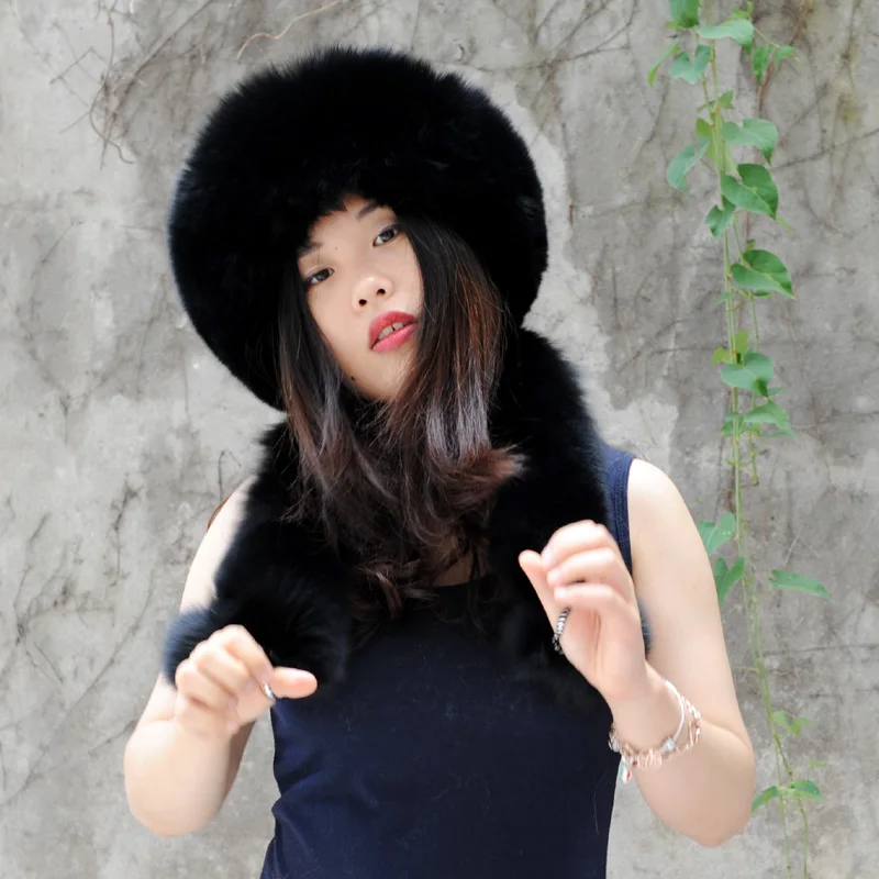 mad bomber trapper hat CX-C-175B New Design China Supplier 2017 Winter Women White Hat Warm Fox Fur Lady Hat Russian Hat mens leather bomber hat