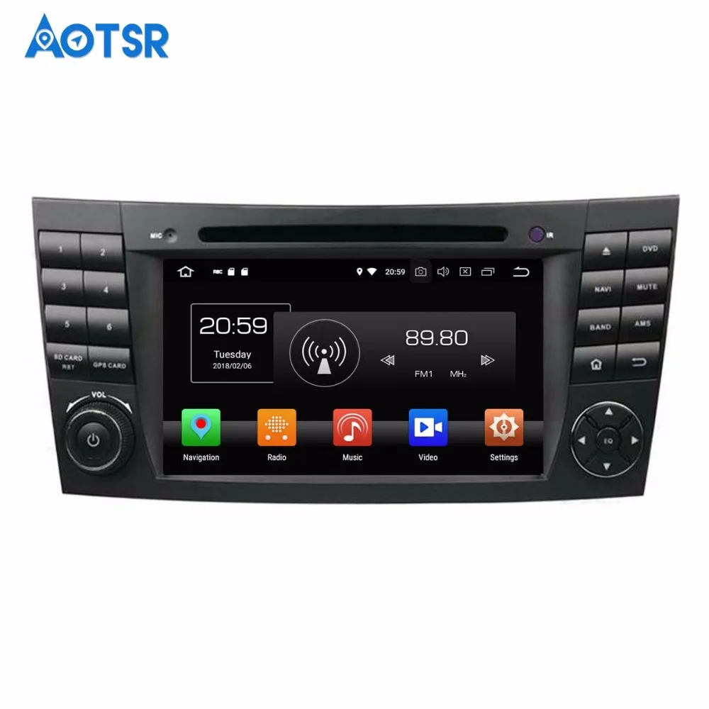 Flash Deal Android 7.1 8.0 Car GPS navi multimedia For Mercedes Benz GE Class W211 W463 W209 W219 no DVD player tape recorder audio wifi 5