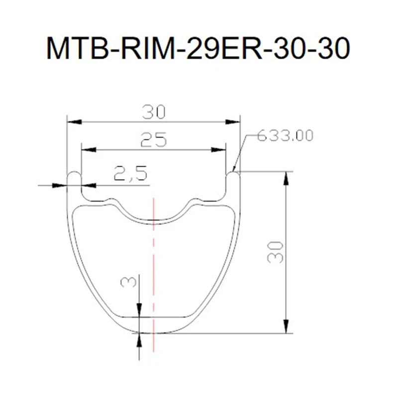 29er 30x30mm  380g