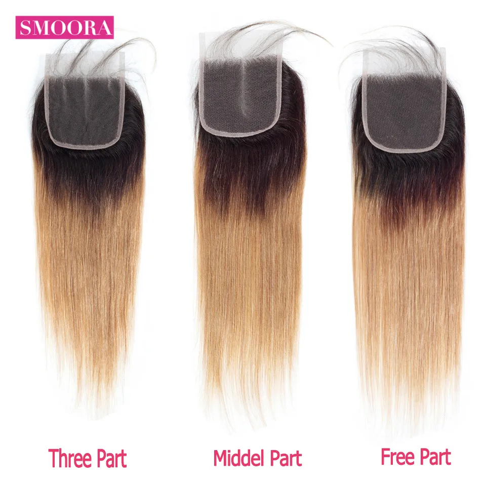 straight ombre lace closure