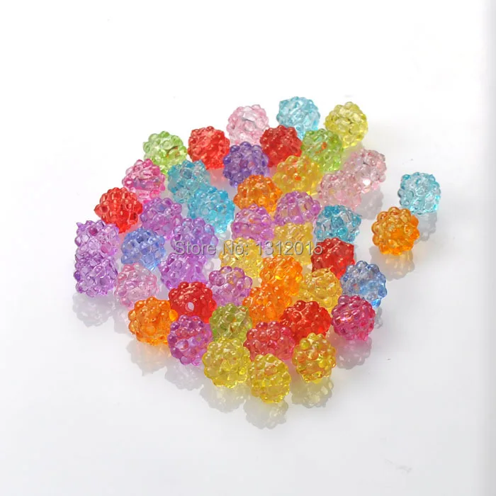 

Free Shipping!Diy 200PCs Mixed Acrylic charm Round spacer Beads 10x9mm Z1030