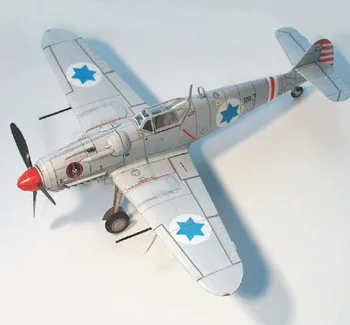

Aircraft Avia S-199 3D paper model DIY airplanes