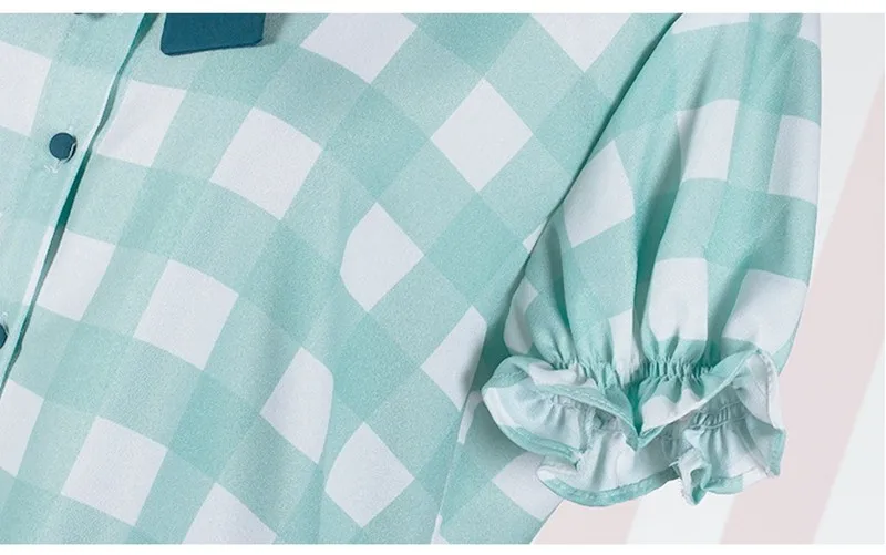 JK Plaid Blouse (1)